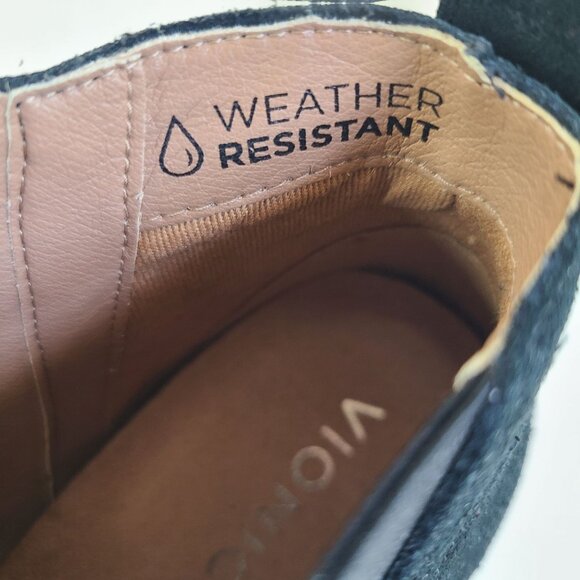 Vionic Women's Parkwood Paloma Black Suede Ankle Booties Boots Size 7 Mint - Picture 9 of 10